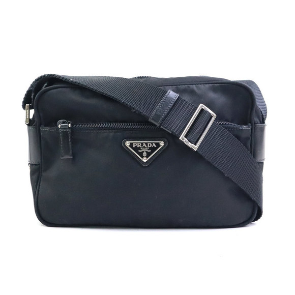Prada Nylon Shoulder Bag Black - Picture 1 of 5